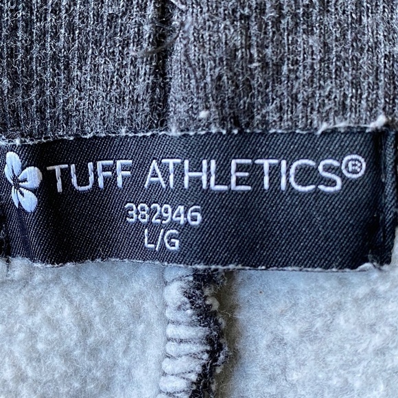Tuff Athletics Women's Gray Lined Leggings‎ Size Large Fleece Lined Pants - Picture 2 of 12